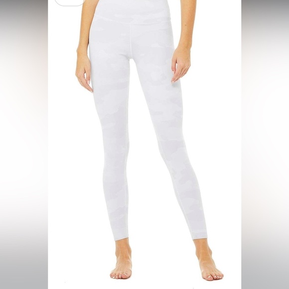 Alo Light Gray Camouflage Leggings Sz XXS - Picture 2 of 7